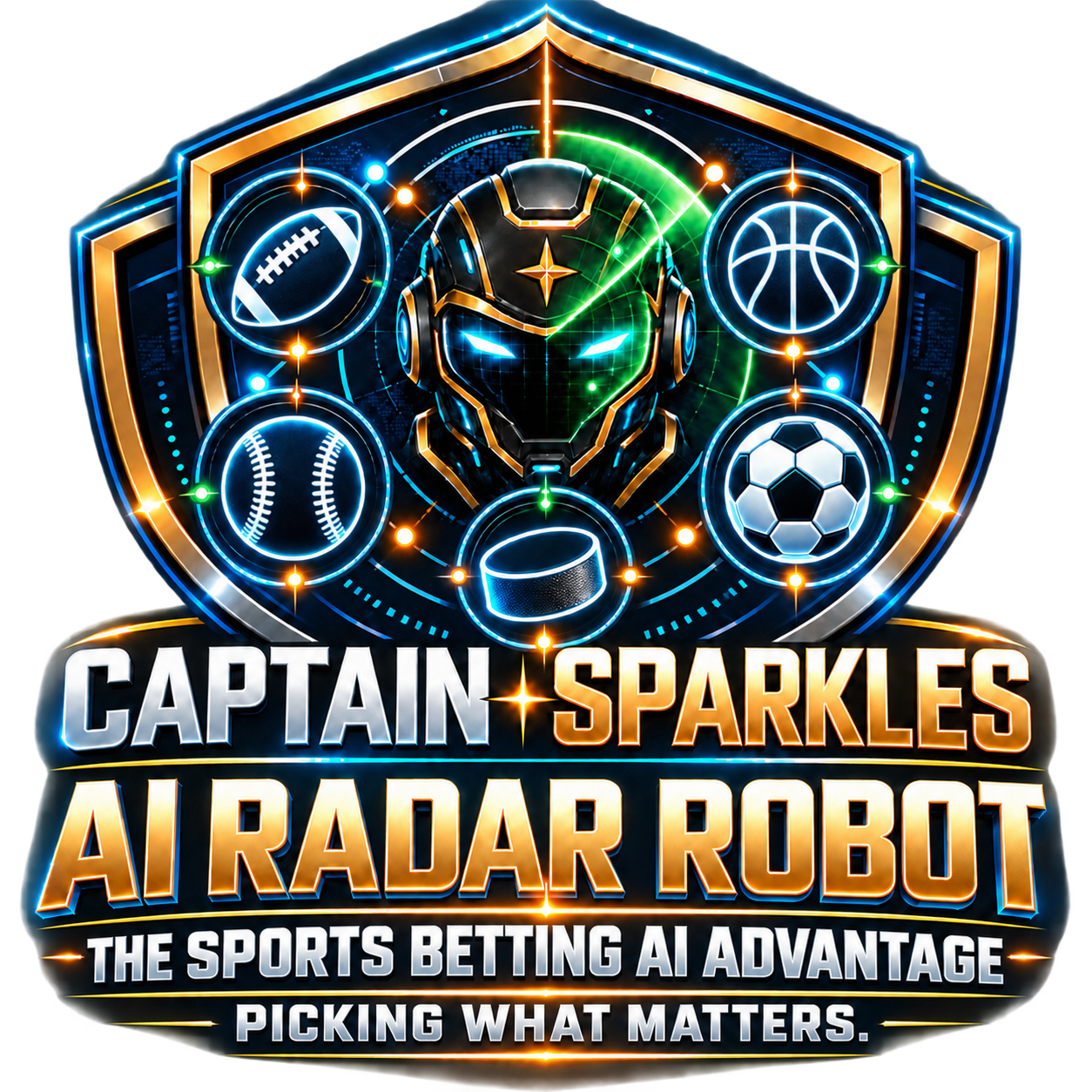 Captain Sparkles AI Radar Robot